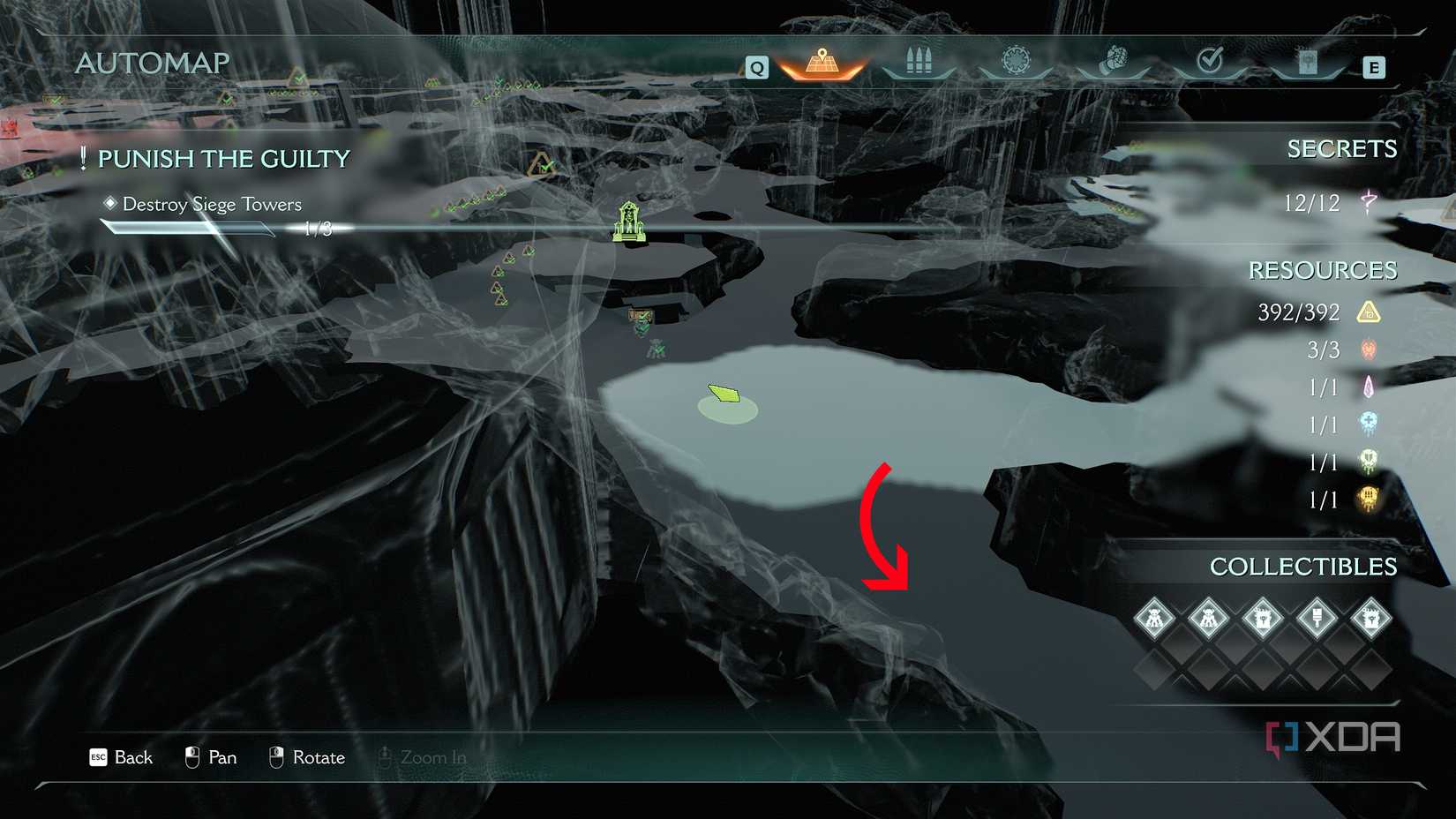 The 3D Automap in Doom: The Dark Ages.