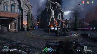 A statue of King Novik in Doom: The Dark Ages.
