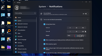 Shows scheduled notifications for apps