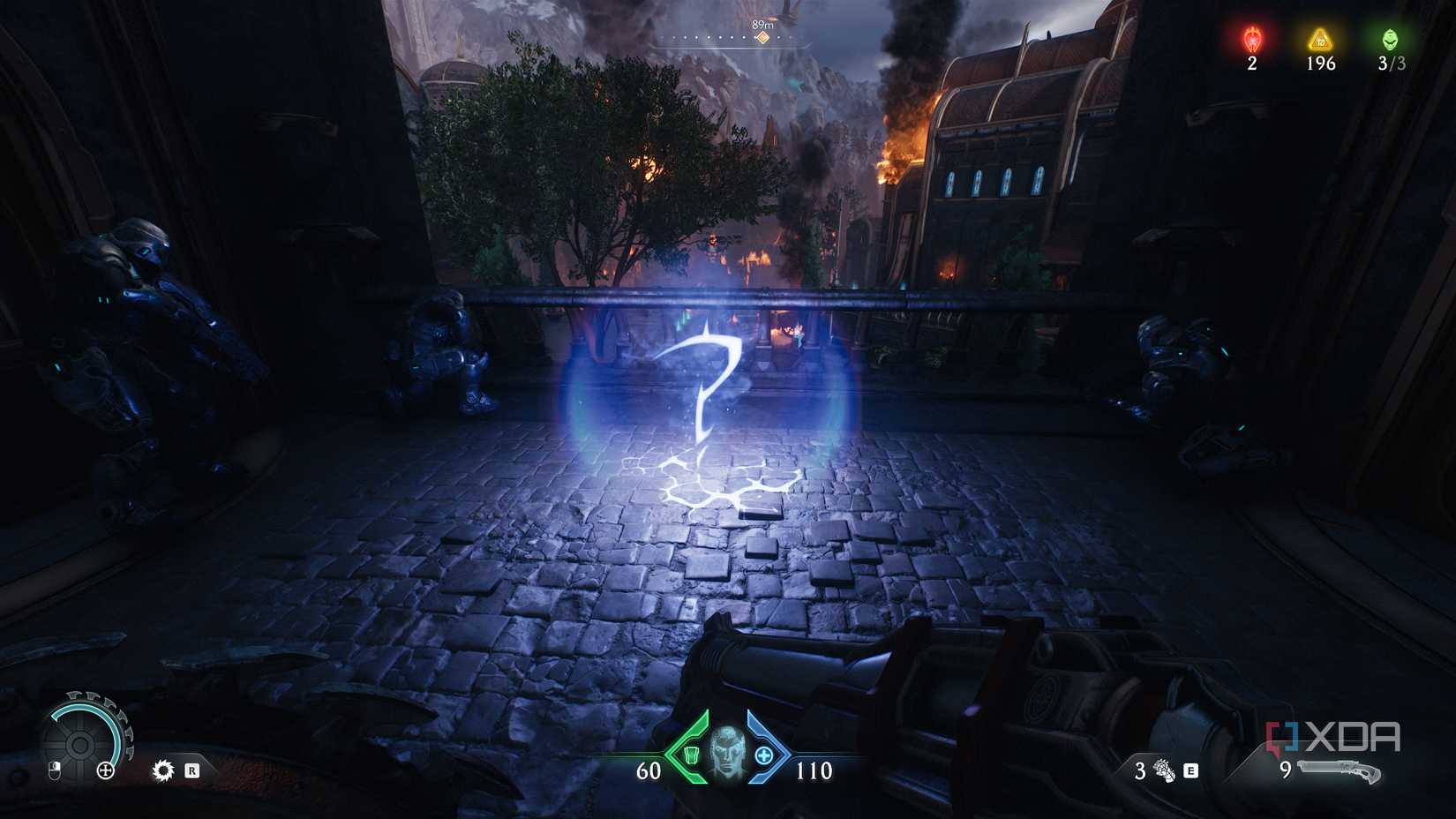 A secret collectible item in Doom: The Dark Ages.