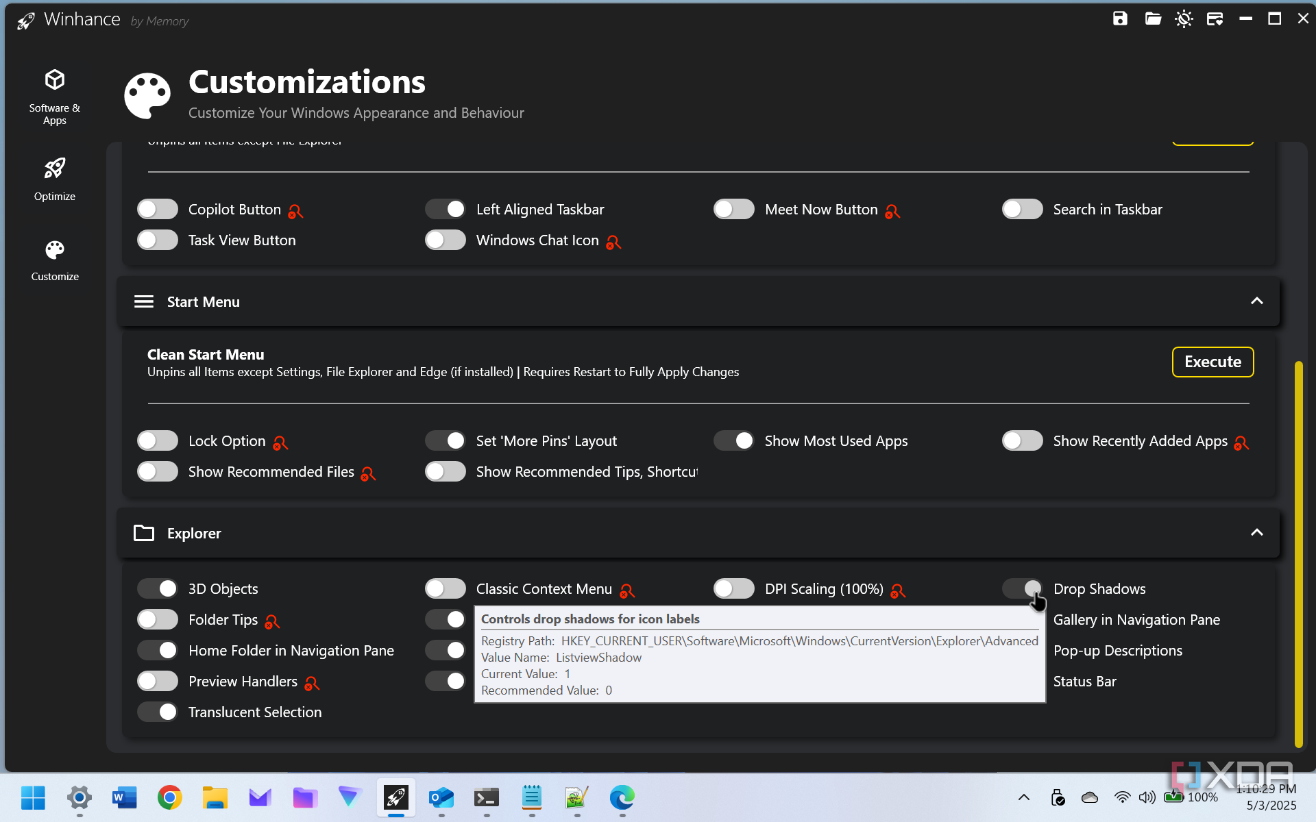 Advanced Windows 11 Customization Winhance is the best free and open-source tool to customize and ...