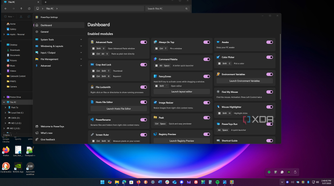 Shows PowerToys dashboard running on Windows 11