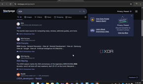 Shows Startpage search engine in Chrome