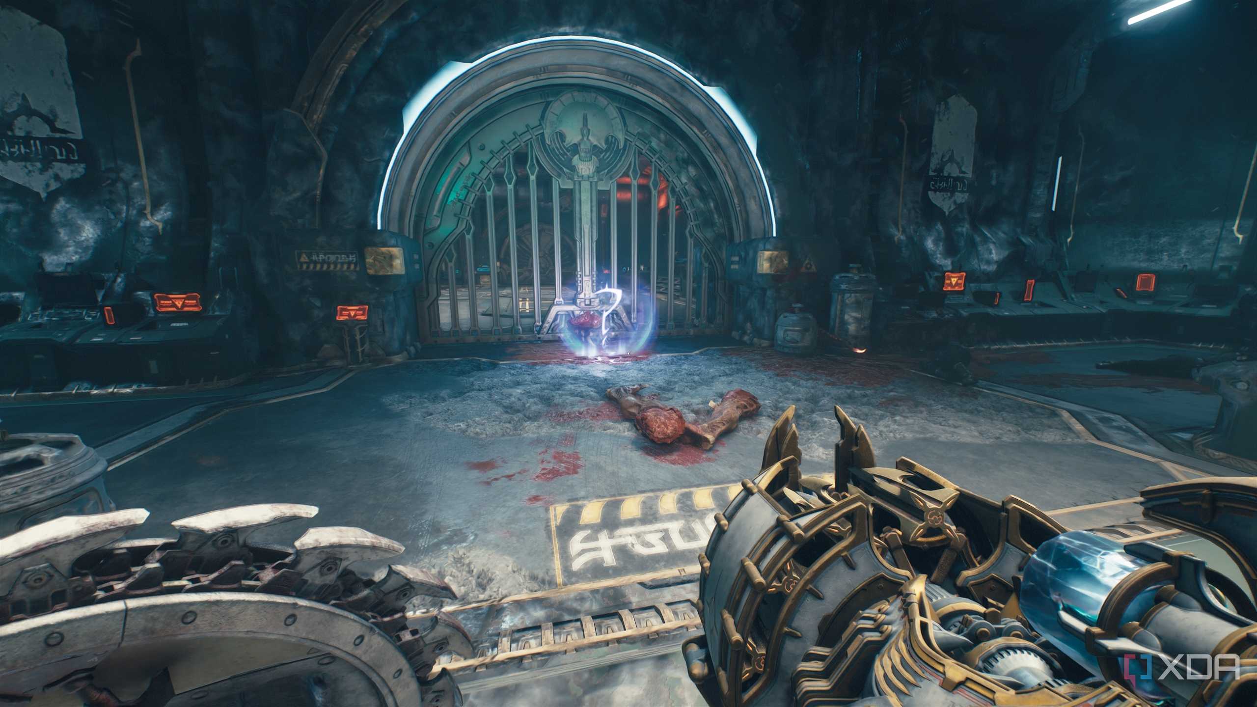 A secret collectible item in Doom: The Dark Ages.
