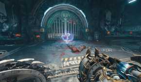 A secret collectible item in Doom: The Dark Ages.