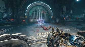 A secret collectible item in Doom: The Dark Ages.
