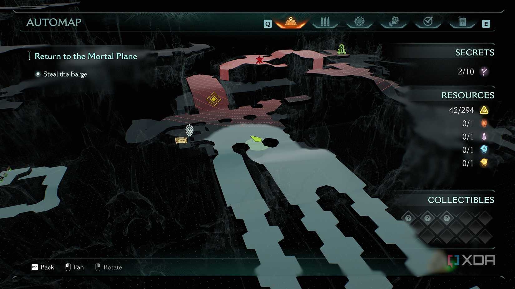 The 3D Automap in Doom: The Dark Ages.