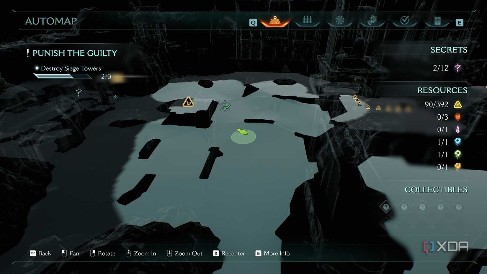 The 3D Automap in Doom: The Dark Ages.
