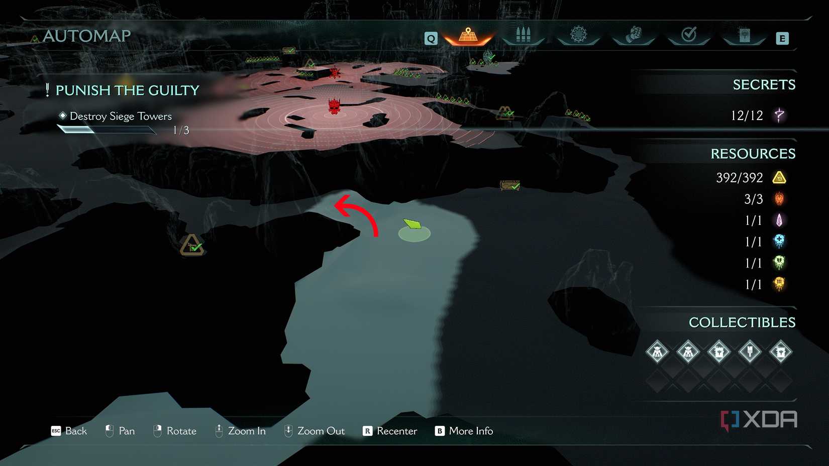 The 3D Automap in Doom: The Dark Ages.