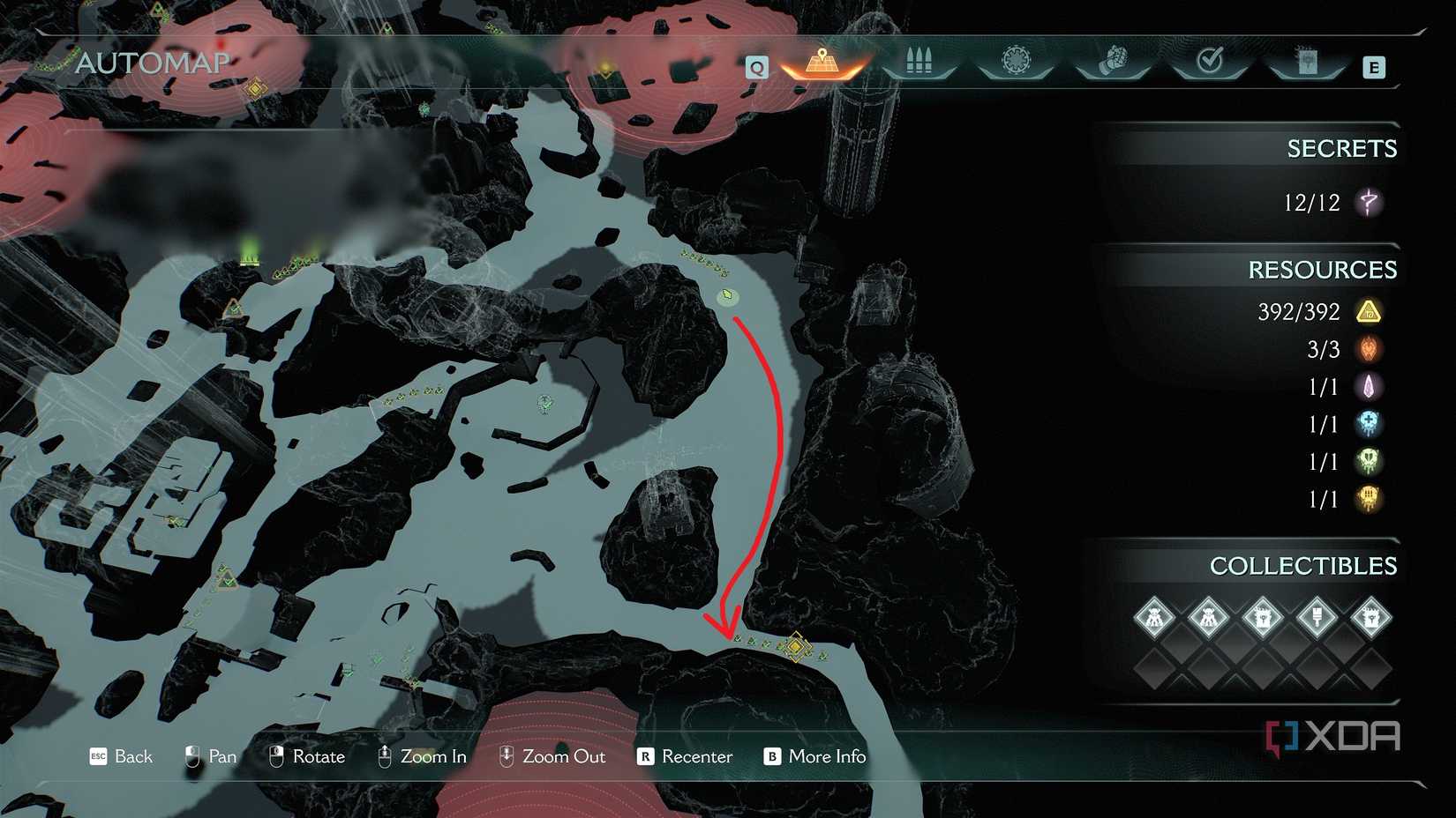 The 3D Automap in Doom: The Dark Ages.