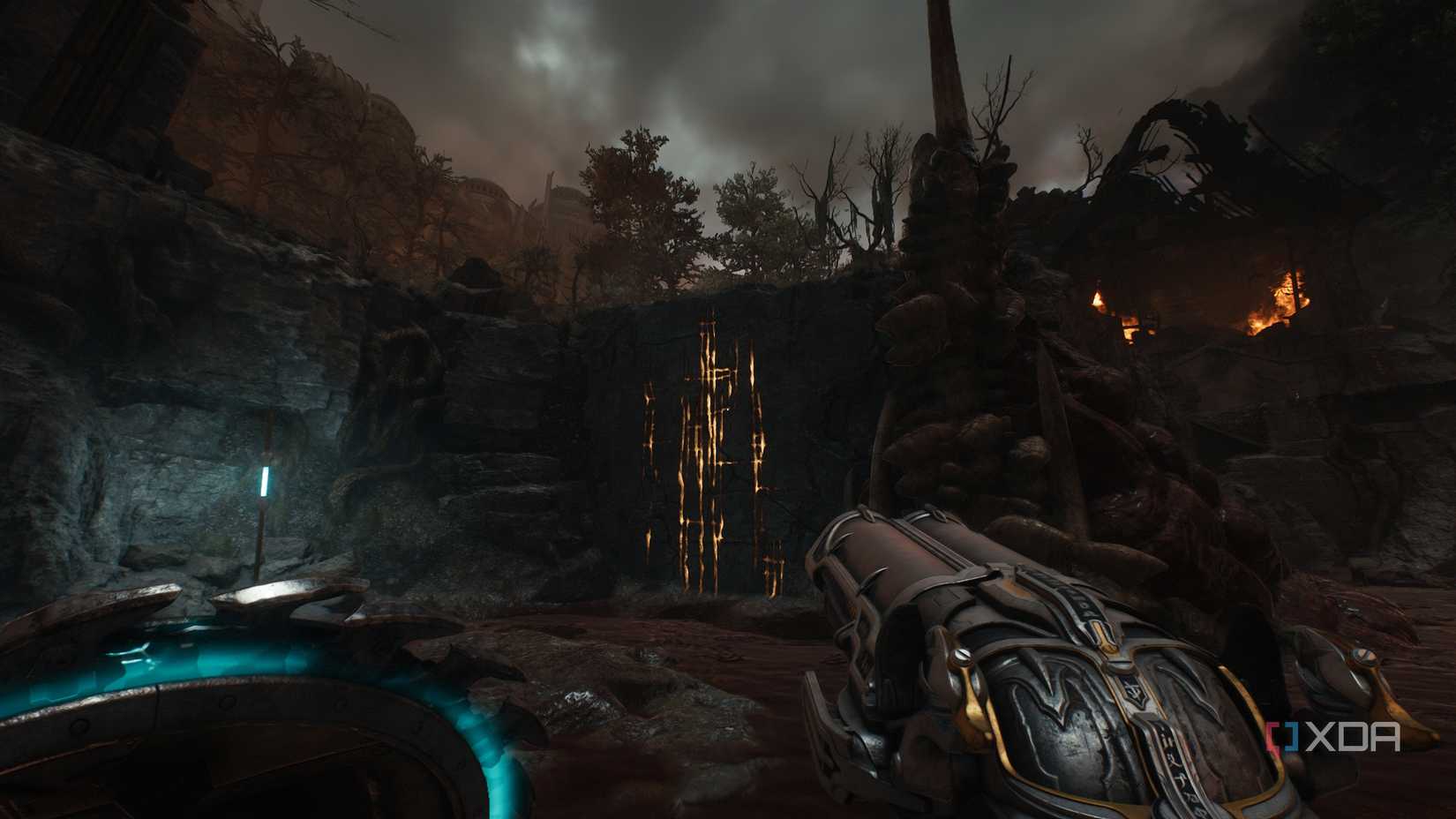 Scramble wall in chapter 20 of Doom: The Dark Ages.