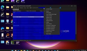 Shows customizing foobar2000 menu layout