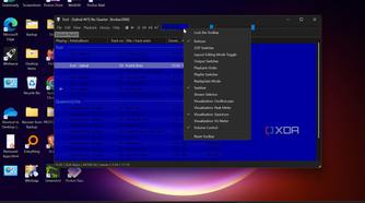 Shows customizing foobar2000 menu layout