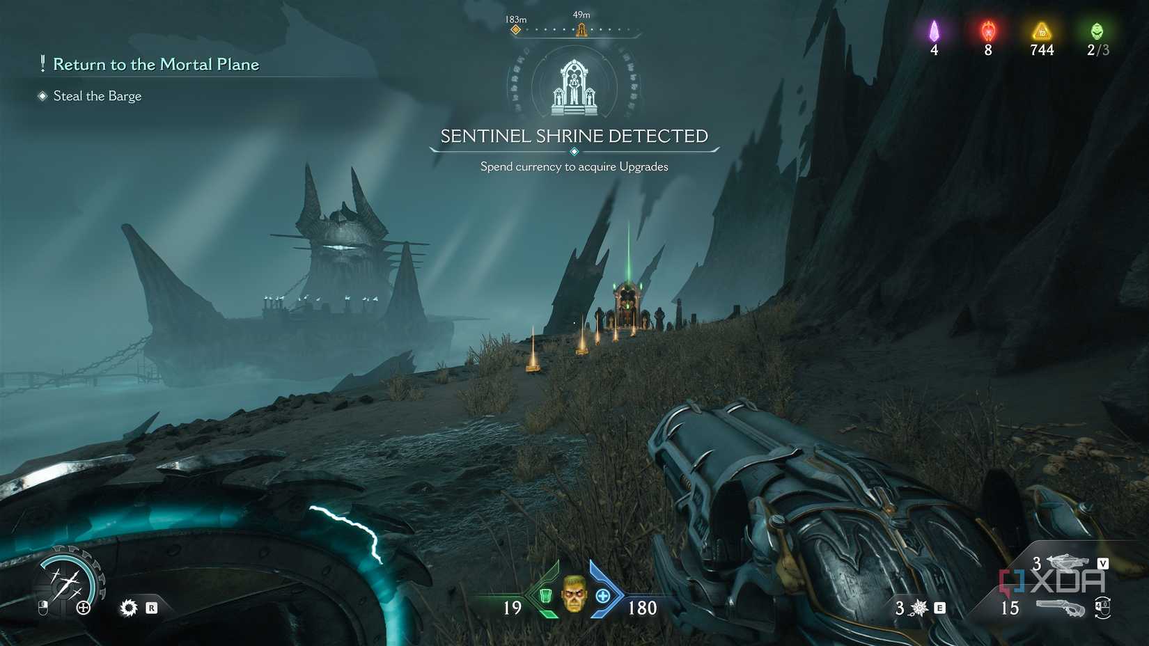 First trail of gold bars in chapter 19 of Doom: The Dark Ages.