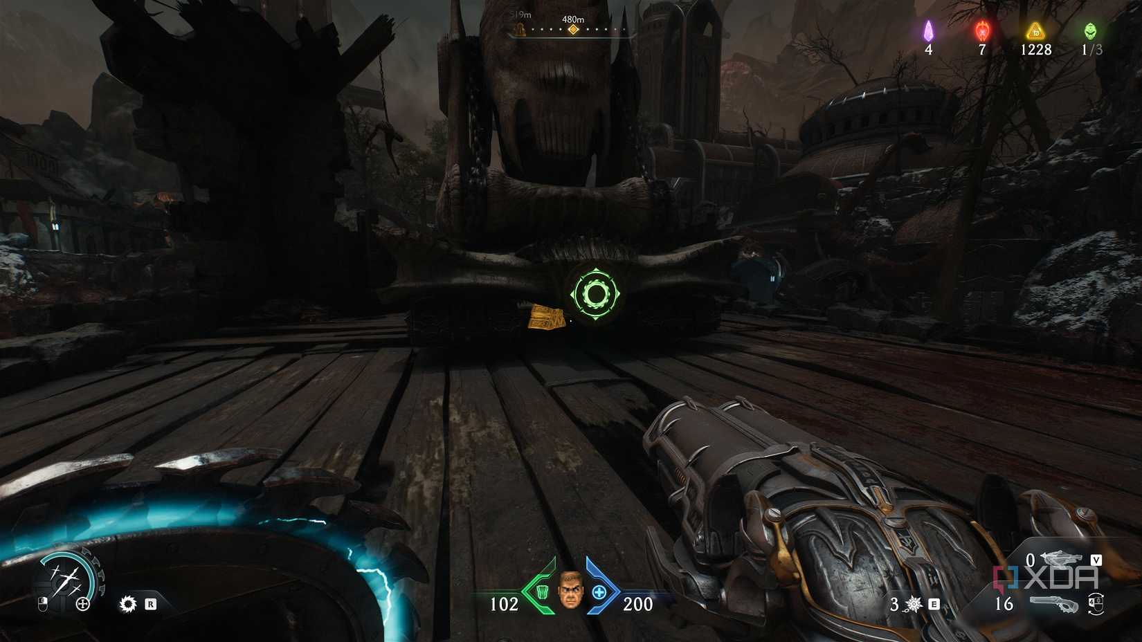 An artillery cannon in chapter 20 of Doom: The Dark Ages.