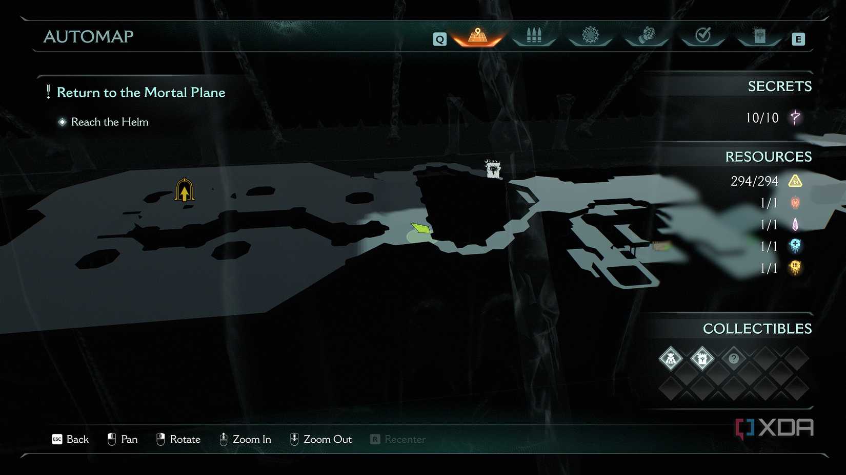 The 3D Automap in Doom: The Dark Ages.