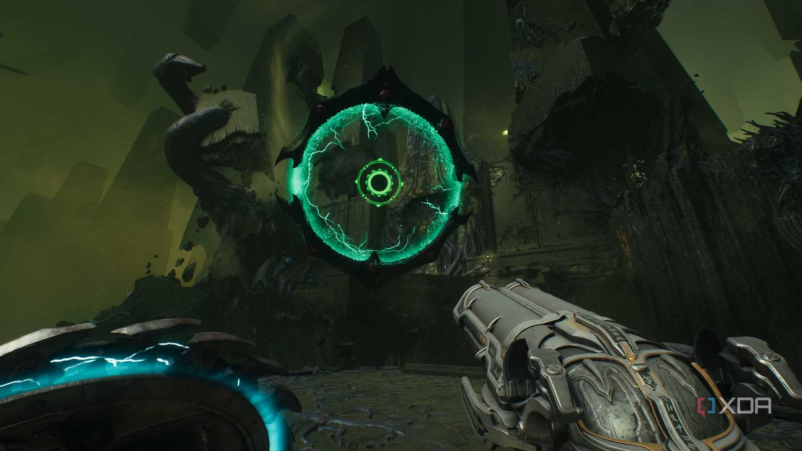 A shield portal in chapter 15 of Doom: The Dark Ages.