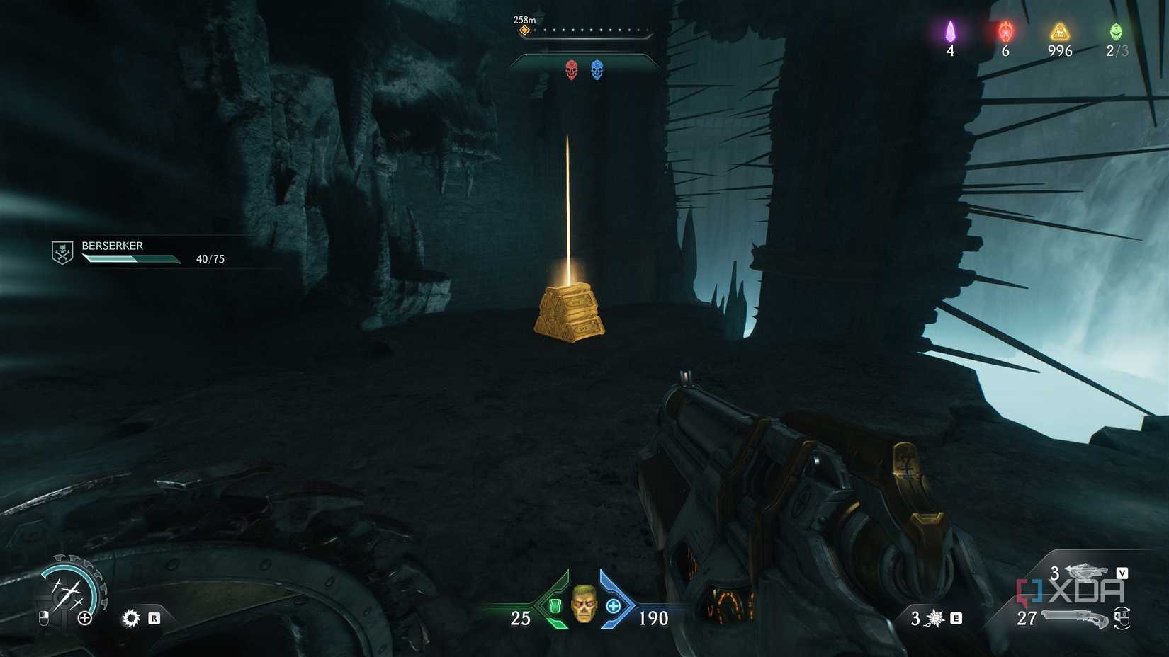 A stack of gold in chapter 19 of Doom: The Dark Ages.