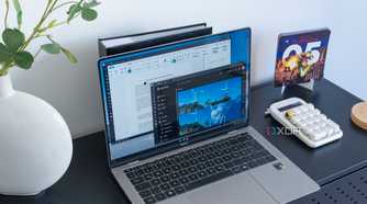 A Windows 11 laptop showing the Web UI for Immich along with Nextcloud Office showing a Word document