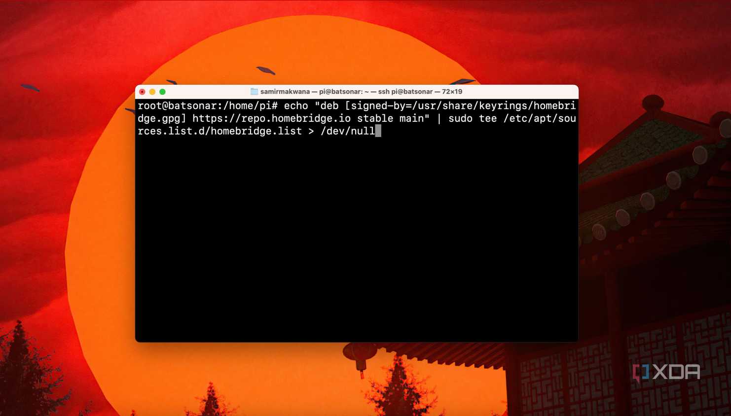 add the Homebridge repository on Linux