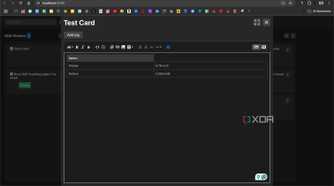 Adding a table and other elements