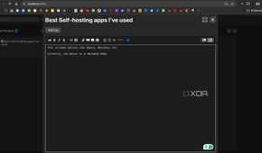 Adding a task in markdown mode