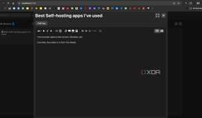 Adding a task in rich text mode