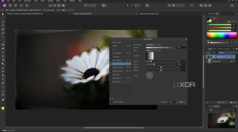 Affinity Photo live layer effects