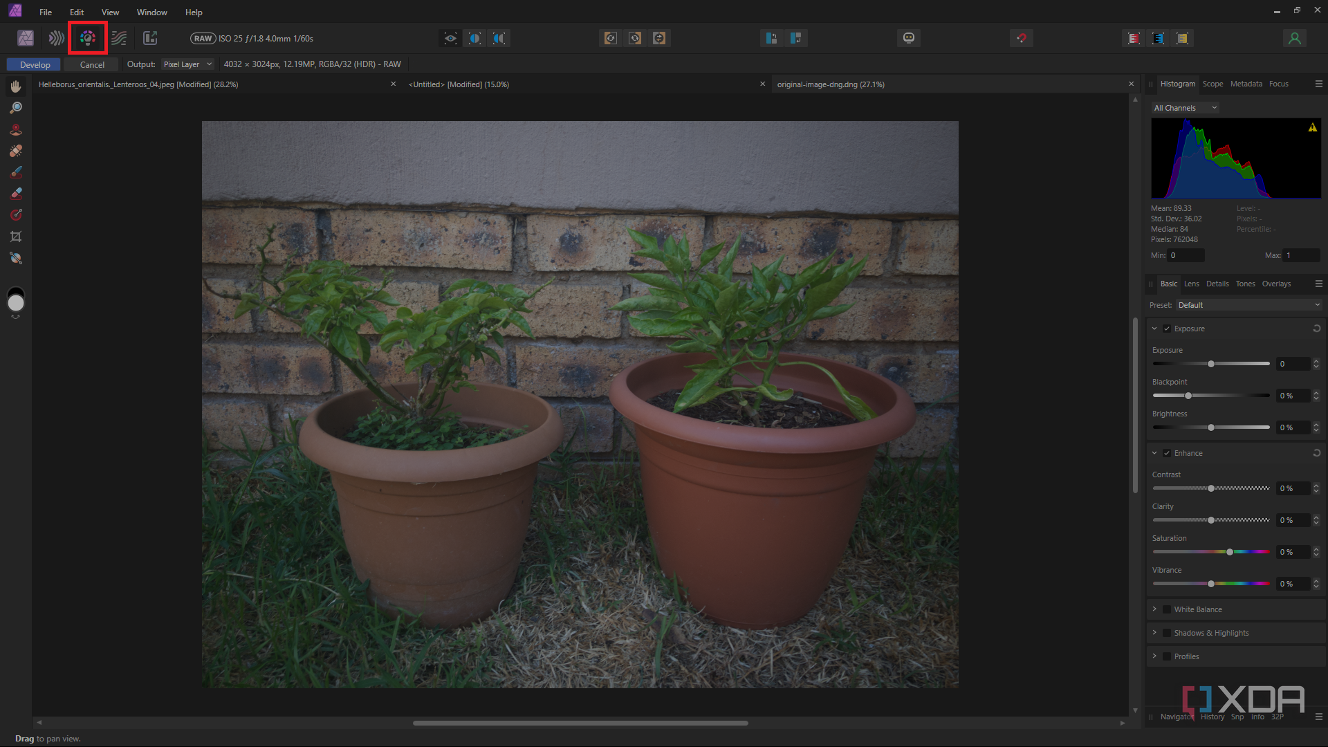 Affinity Photo Personas Develop