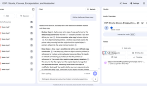 Audio Overview generated in NotebookLM
