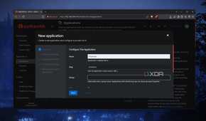 The Applications panel in the Authentik web UI