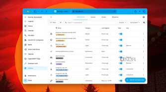 A screenshot of an automation list with labels in Home Assistant