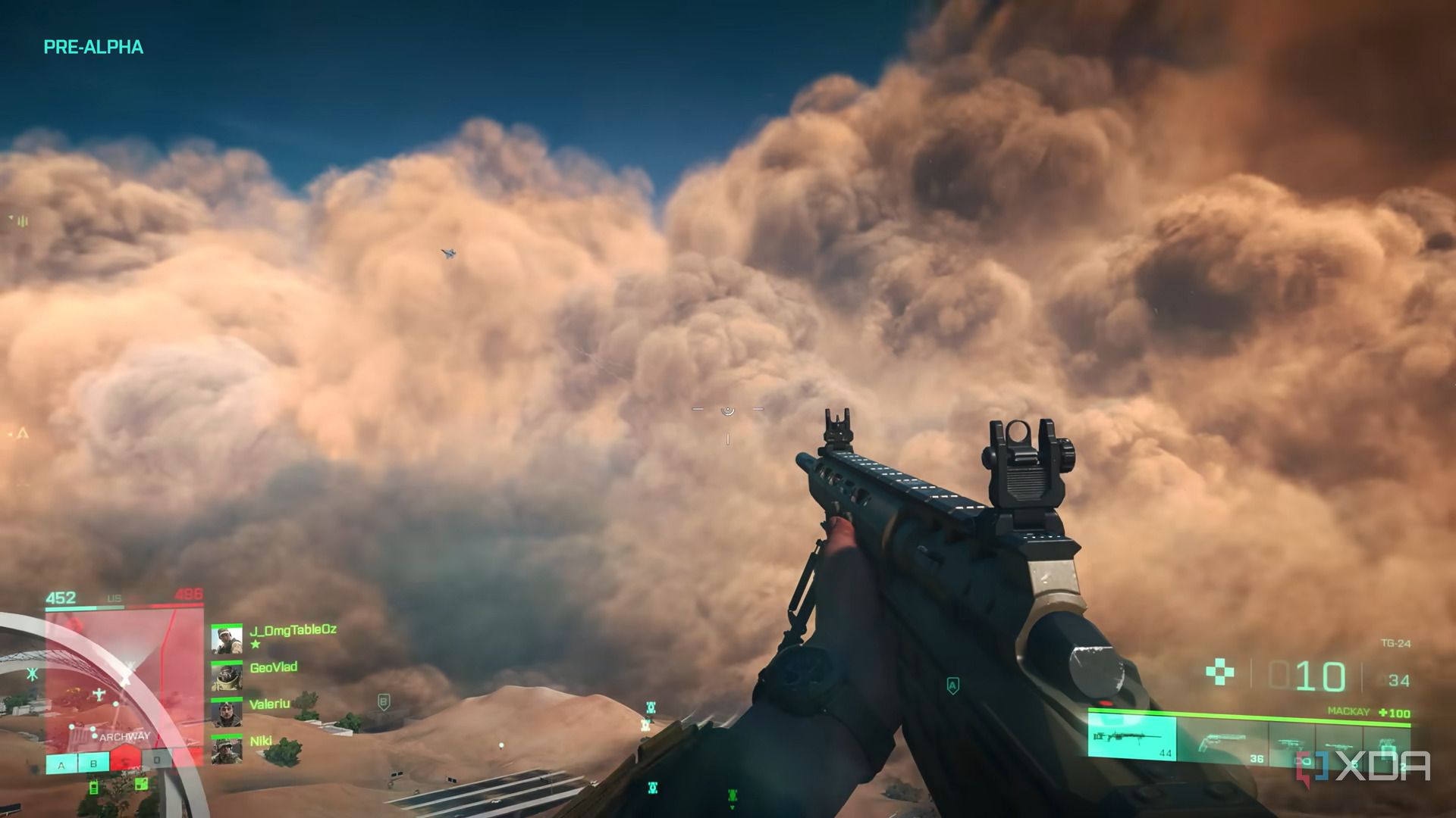 Battlefield 2042 sandstorm sniper rifle POV