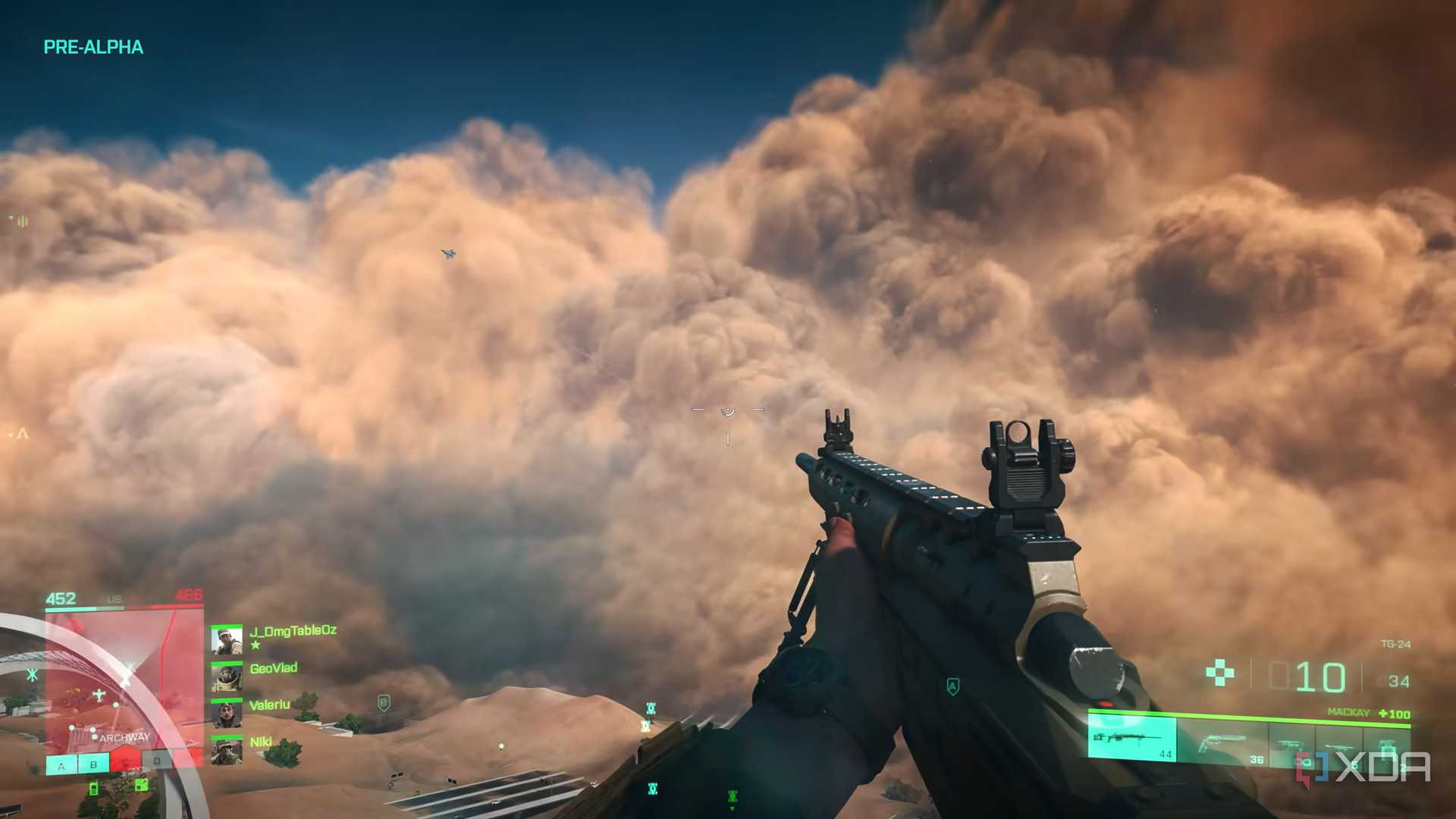 Battlefield 2042 sandstorm sniper rifle POV