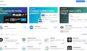 CasaOS app store
