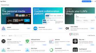 CasaOS app store