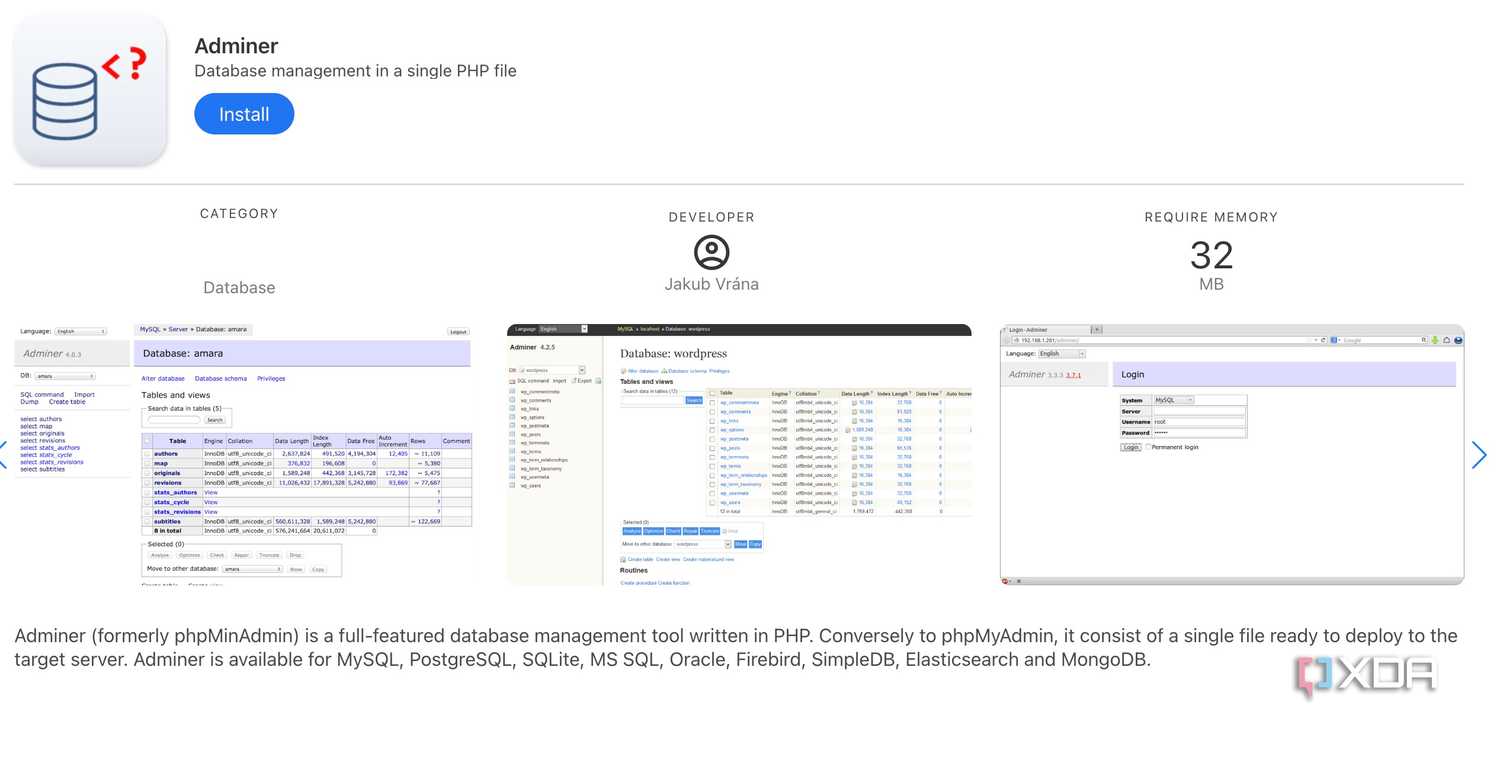 CasaOS apps