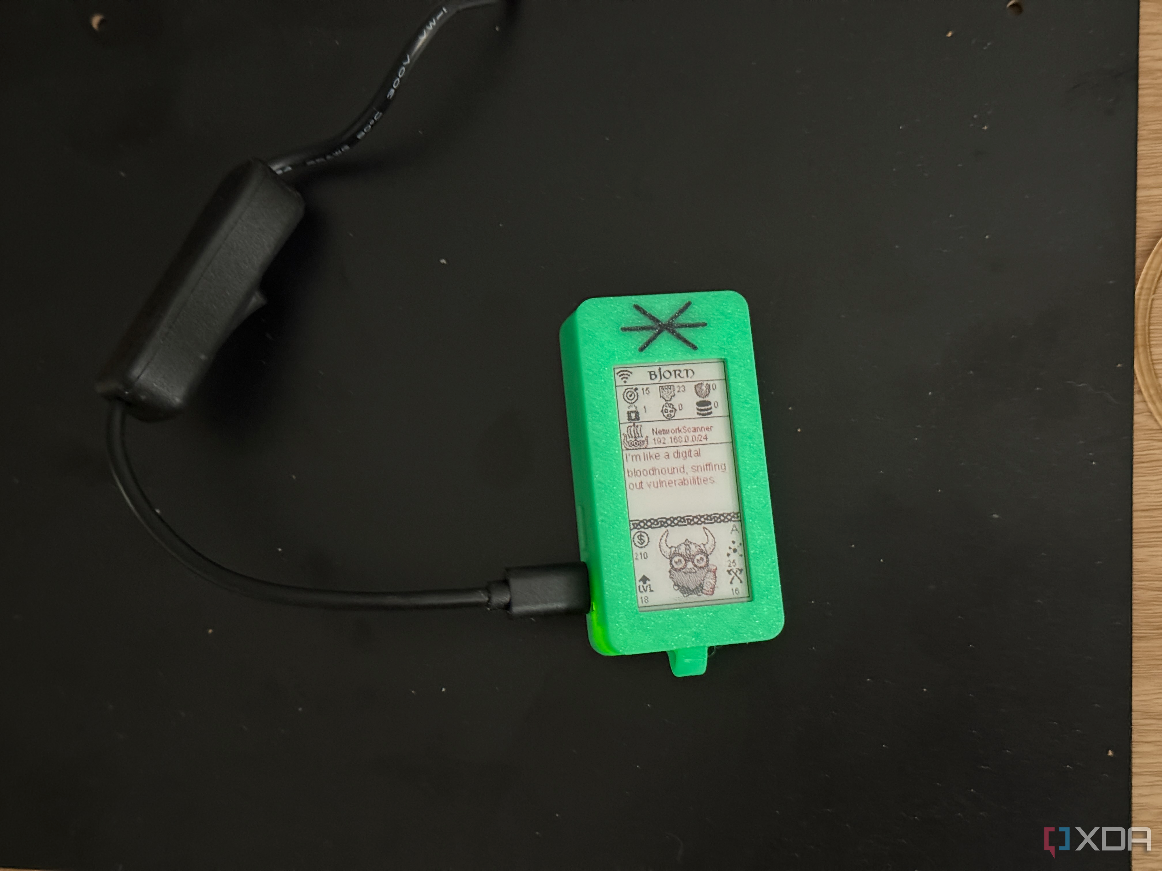 Bjorn Network Scanner on Raspberry Pi Zero 2W landscape