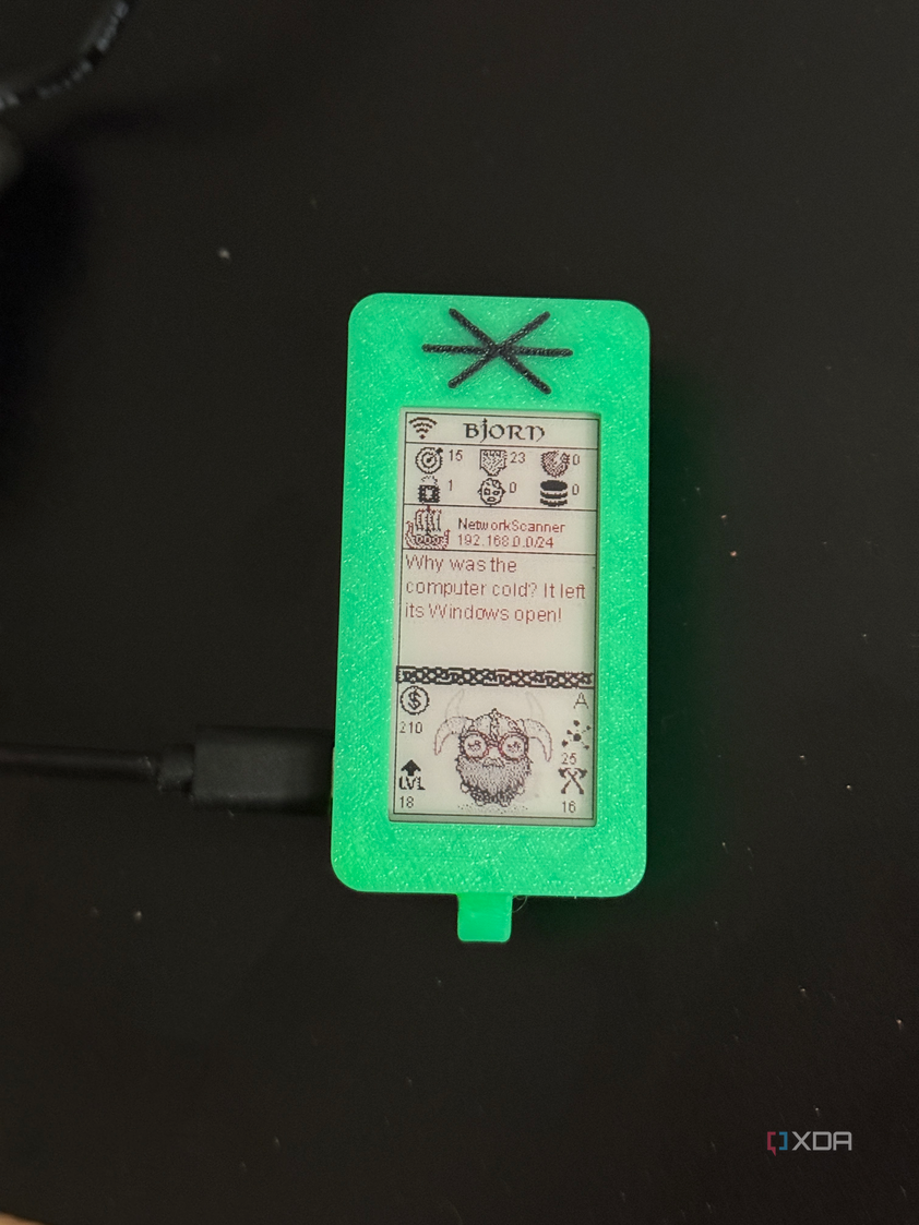 Bjorn Network Scanner on Raspberry Pi Zero 2W startup