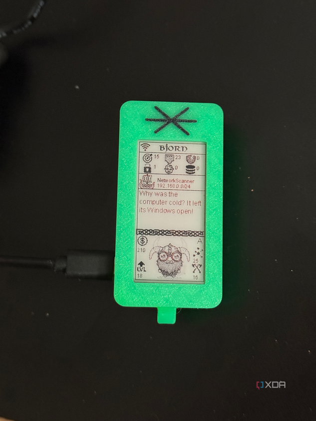 Bjorn Network Scanner on Raspberry Pi Zero 2W startup