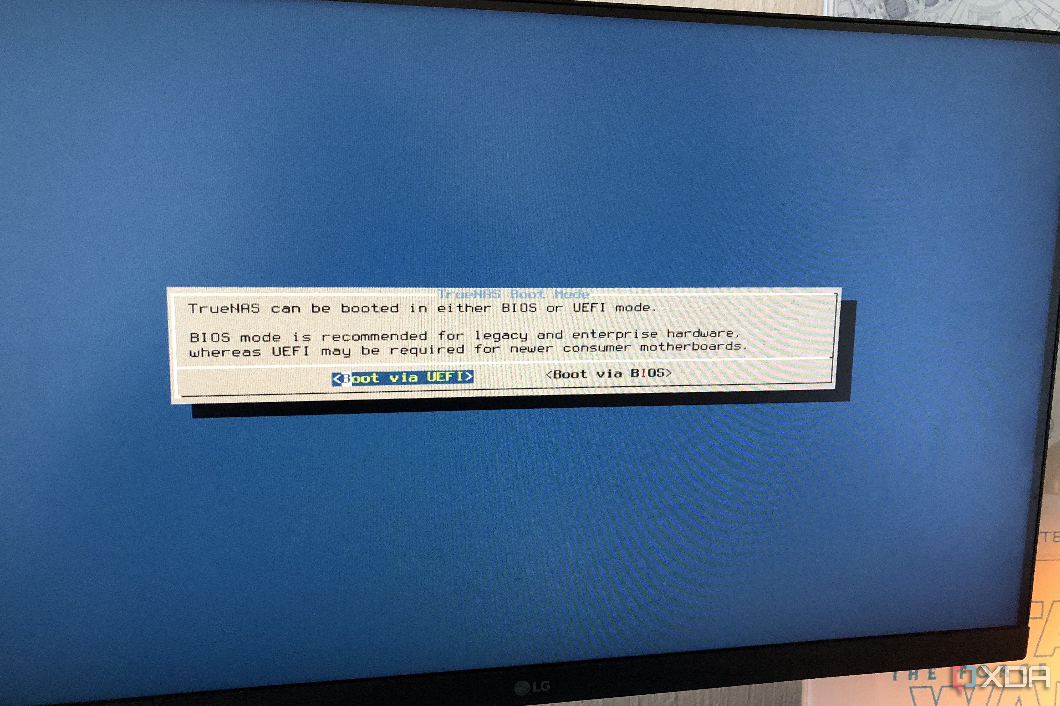 Boot via UEFI vs BIOS