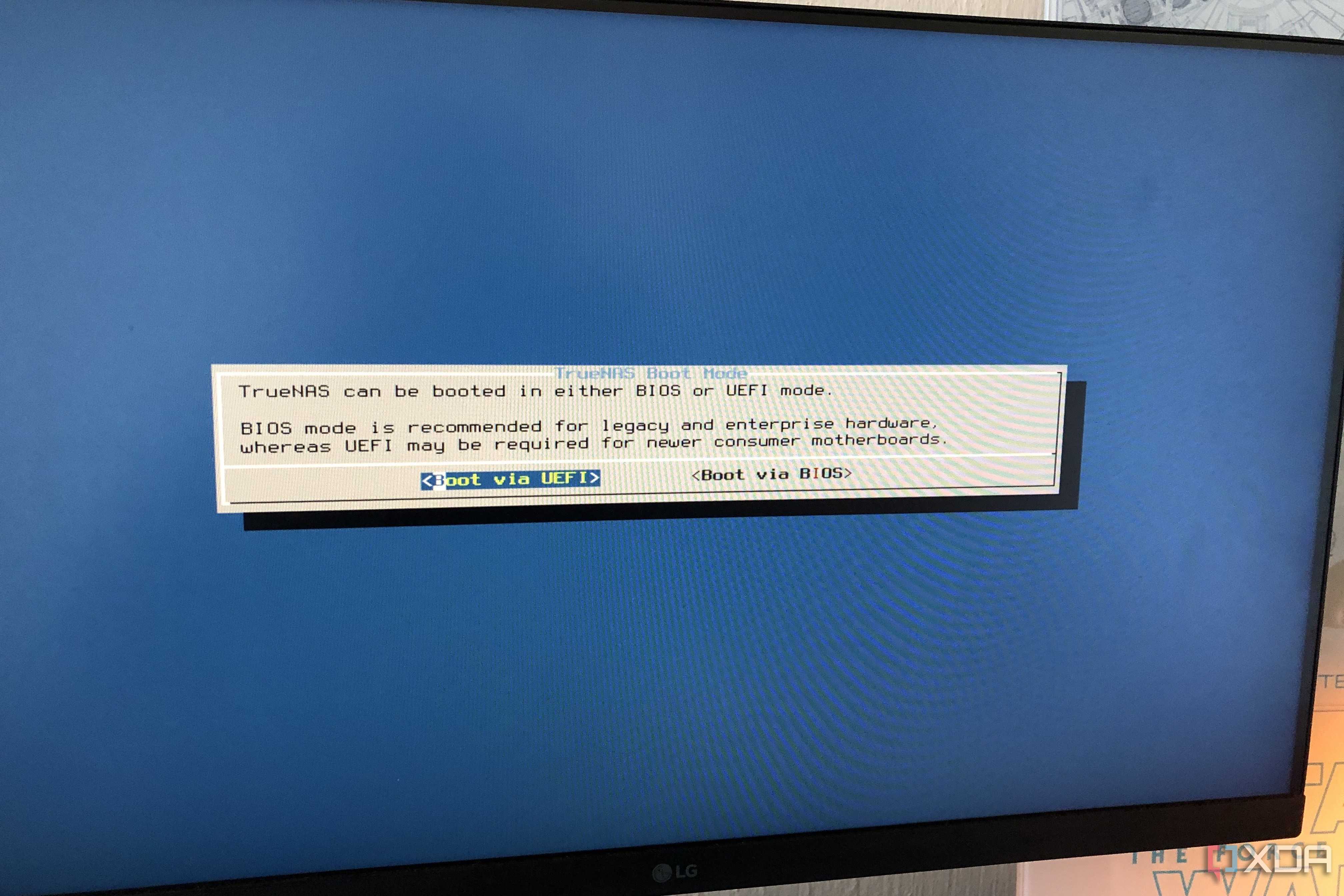 Boot via UEFI vs BIOS