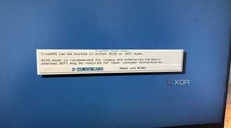 Boot via UEFI vs BIOS