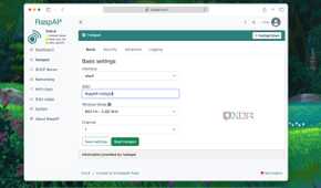 Changing hotspot name in RaspAP