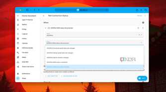 Choose device trigger for starting automation in Home Assistant