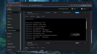 Accessing the Logs tab of a Podman container via Cockpit