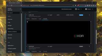 Accessing the Console tab of a Podman container via Cockpit