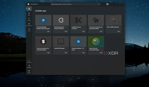 Screenshot of Microsoft Store showing Command palette extensions