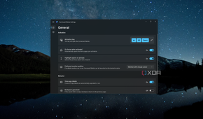 Screenshot of the Command Palette settings window