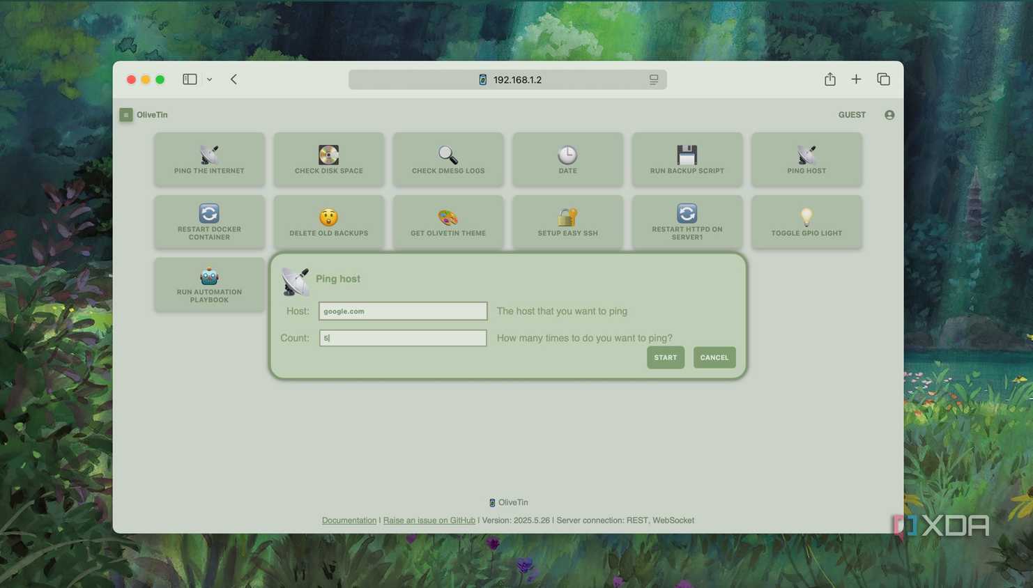I made my family run shell commands from a web interface and they loved it